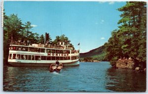 M-47572 MV Mohican Leaving Paradise Bay on Lake George New York