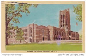 Maryland Baltimore City College 1943