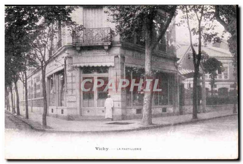 Vichy Old Postcard The Pastillerie