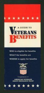 A Guide To Veterans Benefits Vintage Brochure