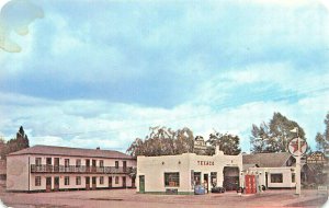 Flagstaff AZ Lane Motel Texaco Gas Station Pepsi-Cola Machine Postcard