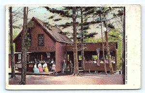 CONCORD, NH New Hampshire 1922~ CONTOOCOOK RIVER PARK Refreshment Stand Postcard