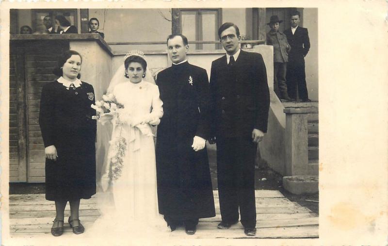 Foto Bodor Gabor Szamosujvar Gherla Transylvania Cluj Wedding Photo Postcard