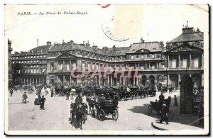 Paris - 1 - Place du Palais Royal - caleche - - Old Postcard