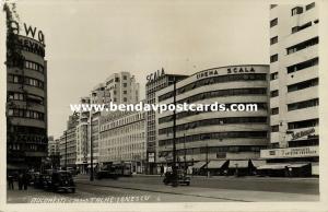 romania, BUCHAREST BUCURESTI, Bdul. Tache Ionescu, Cinema Scala 1941 RPPC Censor