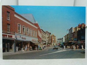 High St Chelmsford Essex Wimpy Bar Discount Carpet Warehouse 1970s Vtg Postcard