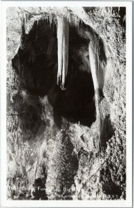 Carlsbad Caverns New Mexico RPPC - Celery Formation, Big Room