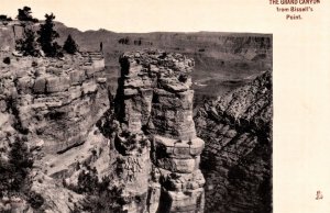 VINTAGE POSTCARD GRAND CANYON FROM BISSEL'S POINT REAL PHOTO ON TUCK CARD