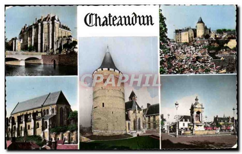 Postcard Modern Wonders Du Val De Loire Chateaudun