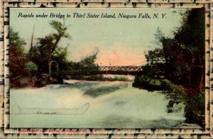 Bridges Rapids Under Bridge Ti Third Sister Island Niagara Falls New York