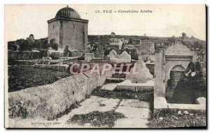 Postcard Old Fez Cimetlere Arabic