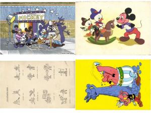 CARTOONS incl. DISNEY 66 Postcards mostly pre-1970