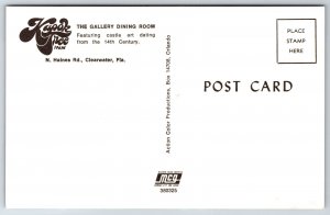 Interior~Clearwater Florida~Kapok Tree Inn Gallery Dining Room~Vintage Postcard