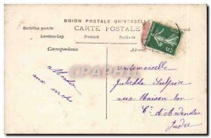 Old Postcard Fancy Man and fish