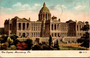 Pennsylvania Harrisburg The Capitol Building 1909