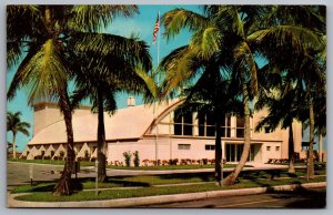 Palms Frame Exhibition Hall Caloosahatchee River Fort Myers Florida FL Postcard