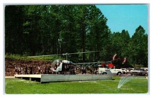 KEYSTONE, South Dakota SD ~ HELICOPTER PORT Tour Mount Rushmore c1960s  Postcard