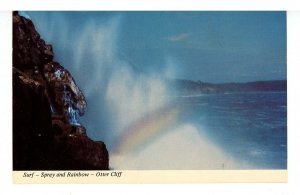 ME - Bar Harbor. Otter Cliff, Pounding Surf