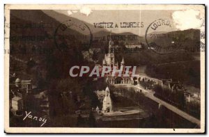 Old Postcard Lourdes
