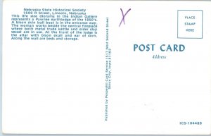 Nebraska State Historical Society Lincoln Nebraska Postcard