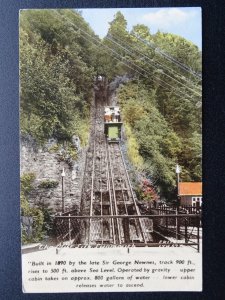 Devon Lynmouth & Lynton Cliff Lift OPERATED BY GRAVITY - Old Postcard by Frith