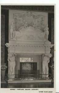 Wiltshire Postcard - Marble Fireplace - Saloon - Longleat - Ref ZZ5446