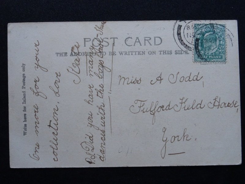 County Durham SEAHAM HALL c1902 UB Postcard by Valentine