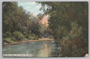 State View~Blue River In Swope Park Kansas City Missouri~Vintage Postcard