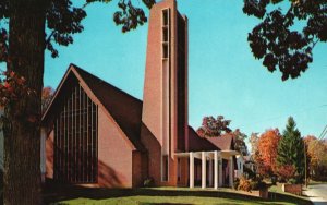 Vintage Postcard Presbyterian Church Black Mountain N.C. Pub By The Asheville