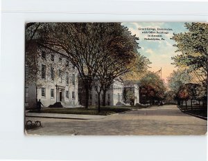 Postcard Girard College Dormitories Philadelphia Pennsylvania USA