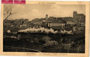 CPA Le Lot Illustrée - GOURDON - Vue générale (223466)