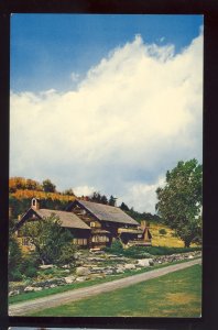 Stowe, Vermont/VT Postcard, Cor Unum, Home Of Trapp Family, Book & Gift Shop
