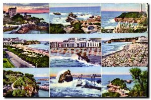 Old Postcard Souvenir of Biarritz