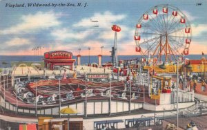 Wildwood by the Sea New Jersey Playland Amusement Park Ferris Wheel PC AA83364