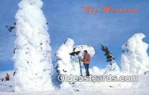 Big Mountain Snow Ghosts, Whitefish, MT USA Ski, Skiing Unused 