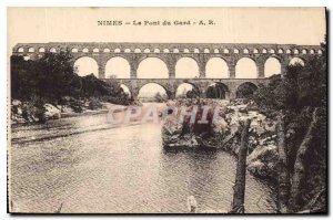 Postcard Old Nimes Pont du Gard