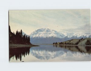 Postcard Kluane Lake, Alaska Highway, Canada 