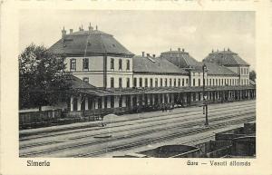 Hunedoara Simeria Gara Railway station Allomas Bahnhof Gare Romania CFR