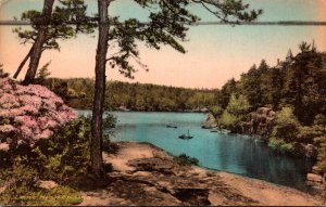 New York Ulster County Lake Minnewaska Bathing and Boating At The Wildmere 19...