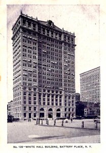 New York City, New York - The White Hall Building at Battery Place - c1905