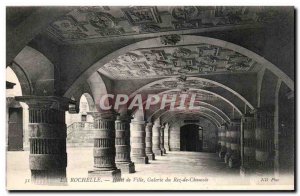 Old Postcard La Rochelle City Hall Gallery Ground Floor