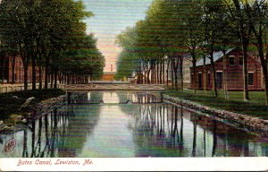 Maine Lewiston The Bates Canal
