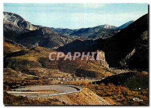Postcard Modern Castellane Alpes de Haute Prov General view from the pass of ...