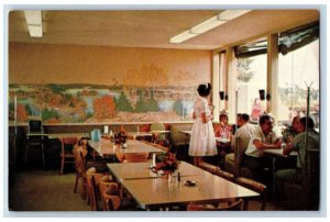 c1950's Truck Stop Restaurant Waitress Fayetteville North Carolina NC Postcard