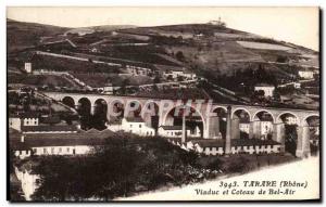 Old Postcard Tarare Viaduct and Bel Air Coteau