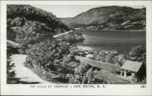 Cape Breton NS Hills at Igonish Real Photo Postcard