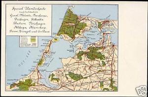 germany, Wanderkarte Fischland-Darss-Zingst, MAP pc 10s