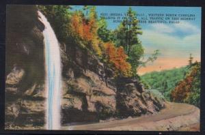 North Carolina colour PC Bridal Veil Falls Western North Carolina, unused