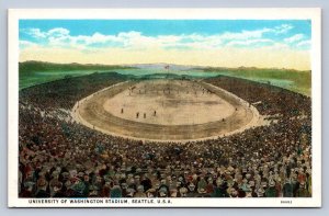 K1/ Seattle University of Washington Postcard c1910 Football Stadium 418