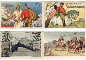 SOKOL SPORT CZECHSLOVAKIA with LOT of BETTER 150 Vintage Postcards (L3763)